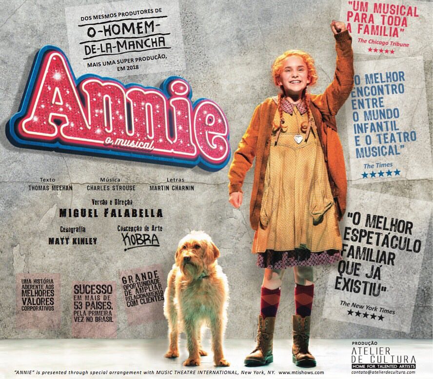 Miguel Falabella e Ingrid Guimarães estrelarão “Annie”