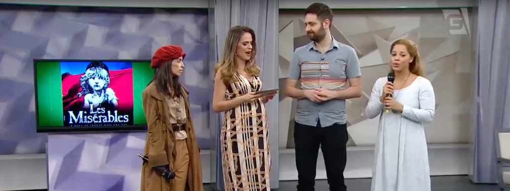 Laura Lobo e Kacau Gomes apresentam seus solos do musical “Les Misérables” no programa Revista da&nbsp;Cidade