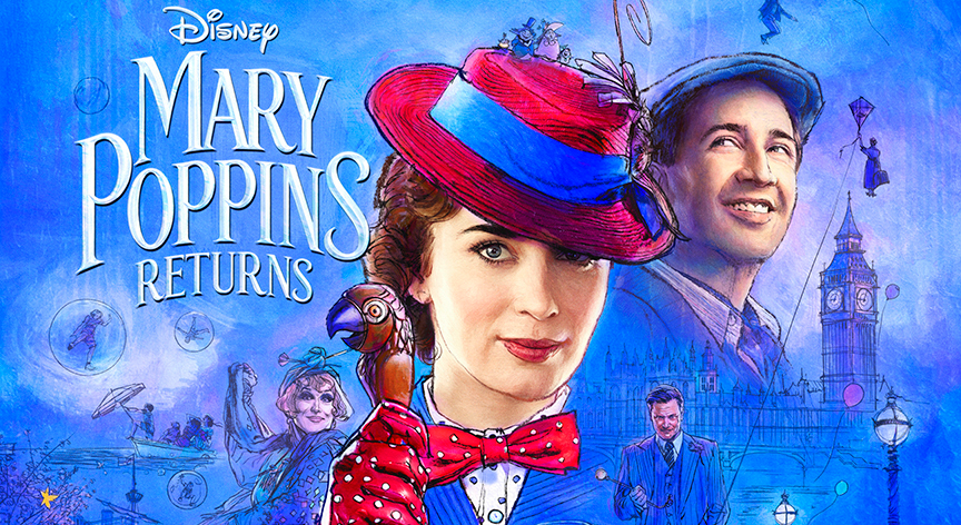 Ouça as duas primeiras músicas de “O Retorno de Mary&nbsp;Poppins”