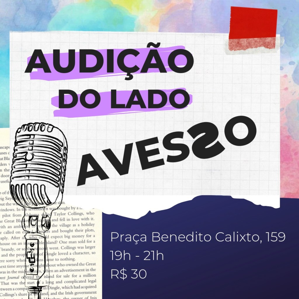 “Audição do Lado Avesso” acontece amanhã em São&nbsp;Paulo