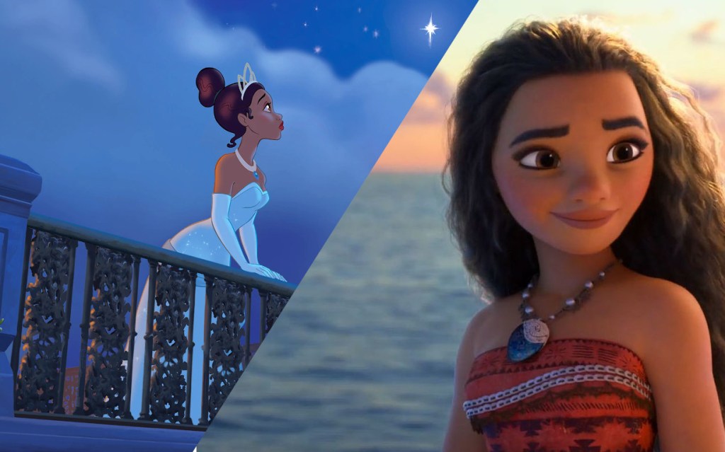 Moana e Tiana ganharão séries musicais no&nbsp;disney+