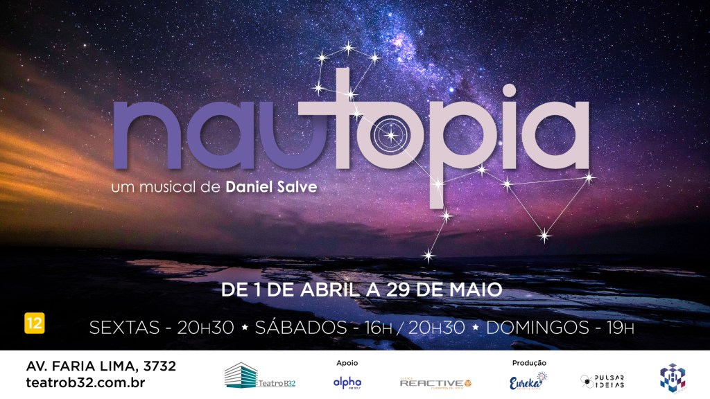 Musical brasileiro “Nautopia” estreia em São Paulo, no próximo dia&nbsp;01/abr