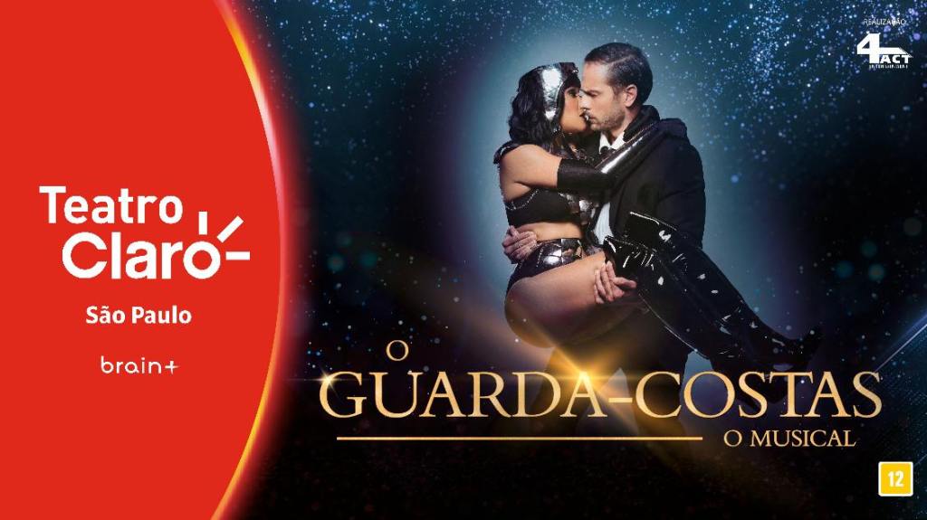 Inspirado no filme clássico de 1992, O Guarda-Costas – O Musical faz temporada no Teatro Claro&nbsp;(SP)